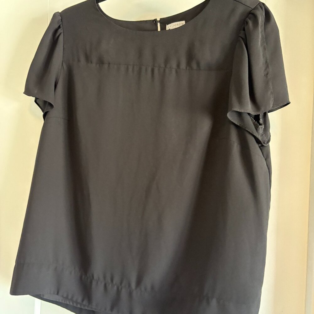 J crew chiffon top
